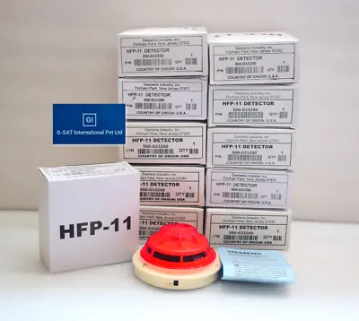 Buy NEW ORIGINAL SIEMENS HFP-11 FIRE ALARM SMOKE HEAT DETECTOR   (50+ Qty Available) • 75$