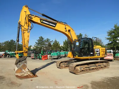 Buy 2018 JCB JS220LC Hydraulic Excavator Trackhoe A/C Cab Aux Hyd Tractor • 1$