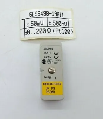 Buy Siemens 6ES5498-1AA11 Measuring Range Module • 65$