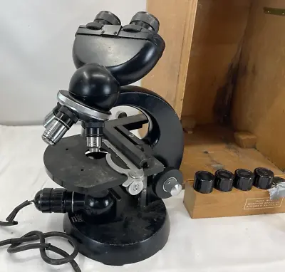 Buy Zeiss Microscope Vintage Carl Zeiss Germany Microscope Zeiss Binocular • 265$