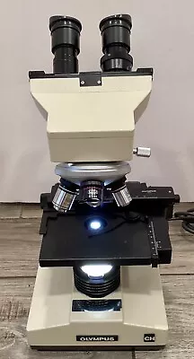 Buy Olympus CH CHA Laboratory Binocular Microscope With Eyepieces, Objectives, Case • 119.99$