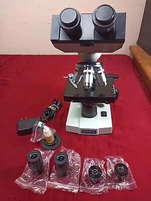 Buy OMAX 40X-2000X Binocular Compound LED Microscope W/ Mechanical Stage TESTED • 99.99$
