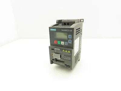 Buy Siemens 6SL3210-5BB13-7UV1 Sinamics V20 VFD AC Drive 1/2Hp 240V 1Ph Input • 99.99$