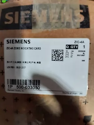 Buy Siemens Zone Indicating Card ZIC-4A Circuit Board Silver Face  • 300$