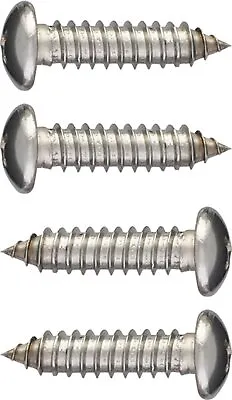 Buy Cruiser Accessories 80430 License Plate Frame Screws Fasteners Tapping Stainless • 7.99$