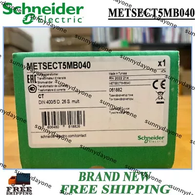 Buy SCHNEIDER ELECTRIC Current Transformer  METSECT5MB040 NEW IN BOX FREE SHIPPING • 119$