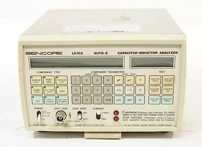 Buy Sencore LC102 Capacitor & Inductor Analyzer AS-IS • 450$