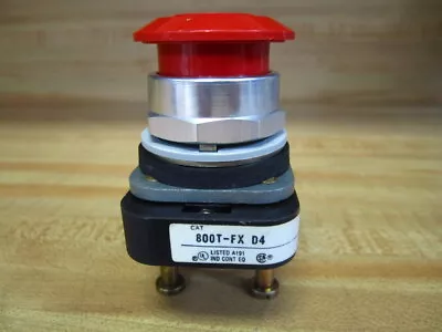 Buy Allen Bradley 800T-FXD4 Push Button 800TFXD4 Red W/O Contacts • 92.77$