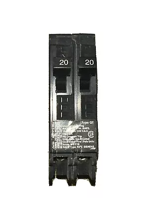 Buy Siemens Q2020 20A Tandem Circuit Breaker Twin Double Dual Piggyback Two NOS NEW • 22.99$