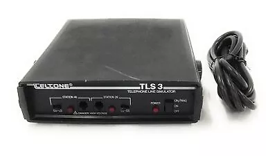 Buy Teltone TLS-3 Telephone Line Simulator & Courier 2400 Modem Powers Up , Untested • 100$