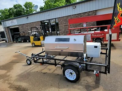 Buy Corn Roaster Trailer Hog Chicken Rotessier With Deep Fryers Coolers For Sale  • 6,499$