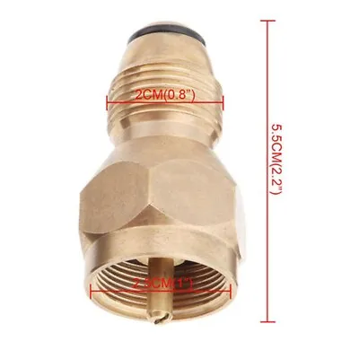 Buy Propane Refill Adapter Lp Gas Cylinder Tank Coupler For Outdoor Camping Picnic • 6.44$