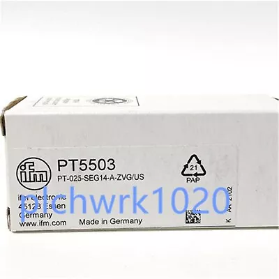 Buy 1 PCS NEW IN BOX IFM Pressure Transmitter PT5503 • 239.90$