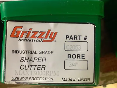 Buy Grizzly Shaper Cutter C2053 • 29.95$