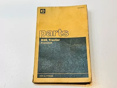 Buy OEM Caterpillar Cat Parts Book Manual Catalog D8 D8K Tractor Dozer Bulldozer 77V • 29.99$