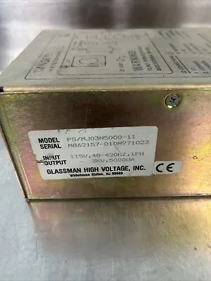 Buy Glassman High Voltage MJ3N5000-11 Power Supply • 100$