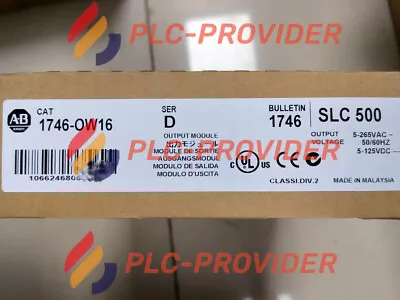Buy 1746-OW16 New Sealed Allen Bradley SLC 500 PLC Output Module Fast Shipping • 97.98$