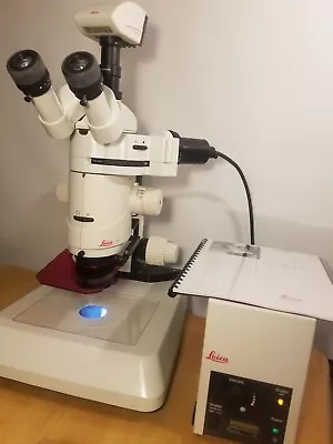 Buy Leica MZ16F Fluorescent Stereo Zoom Microscope With Camera Complete • 102.50$