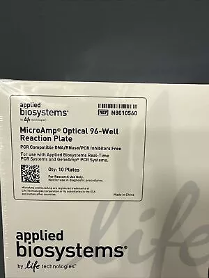 Buy Applied Biosystems N8010560 MicroAmp Optical 96-Well Reaction Plate • 45$