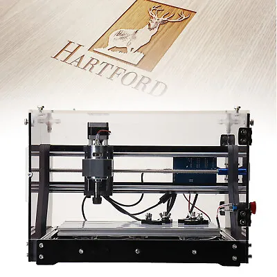 Buy 3 Axis CNC Router Machine 3018-SE V2 Engraver With Transparent Enclosure&Spindle • 227.43$