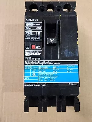 Buy Siemens ED43B090 480V Circuit Breaker • 120$