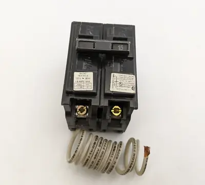 Buy Siemens Q11500S01 Plug On Circuit Breaker 15A 1P 120/240V Type QP Shunt Trip • 75$