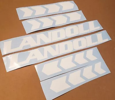 Buy Fits Landoll Decal Kit Traveling Axle Trailer Replacement Stickers X2 3 Sizes • 52$