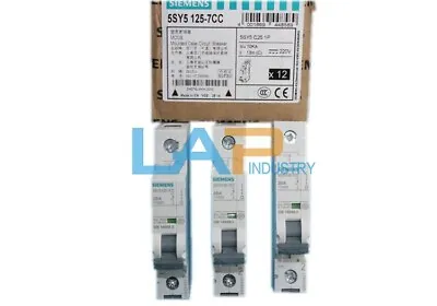 Buy QTY:1 NEW FOR SIEMENS Miniature Circuit-Breaker 5SY5125-7CC 1P C25A • 52.88$