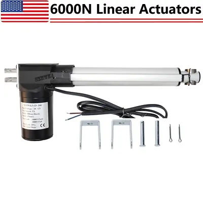 Buy DC 12V Linear Actuator 1320LBS/6000N 200mm For Auto Car Lift Heavy Duty Medical • 62.99$