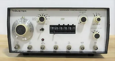 Buy Vintage Wavetek Model 171 Synthesizer Functional Generator 0.1 HZ To 2 MHz • 249.99$