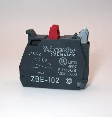Buy ZBE102 Original Schneider Harmony Contact Block - 5 Units Box • 34.99$