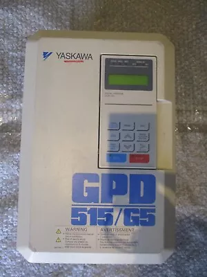 Buy Yaskawa CIMR-G5M55P5 GPD515/G5 AC Drive 500-600VAC 11/9.8A 55P51F *Tested* • 1,250$
