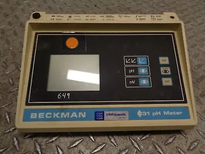 Buy Beckman 31 Ph Meter Model Phi 31 Cat No 123115 • 60.19$