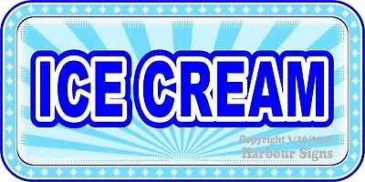 Buy ICE CREAM DECAL (CHOOSE YOUR SIZE) Concession Food Truck Cart Vinyl Sticker  • 14.99$