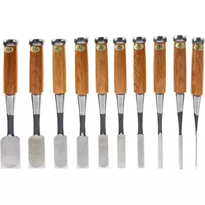 Buy Grizzly G7102 Japanese Chisels - 10 Pc. Set • 221.95$