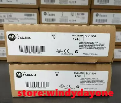 Buy New Allen-Bradley 1746-NI4 SER B SLC 500 PLC Analog Input Module 1746-NI4 • 117.80$