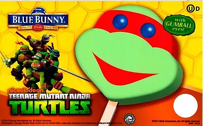 Buy 2014 Ninja Turtle Ice Cream Truck Decal Sticker. Blue Bunny (wells) 5 X7  • 9.99$