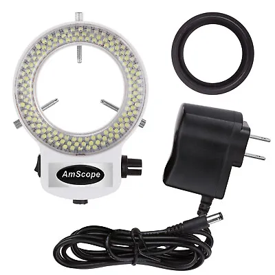 Buy AmScope 144 LED Intensity-adjustable Ring Light For Stereo Microscopes • 49.99$