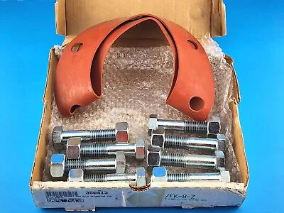 Buy NEW 8  Rubber Flange Gasket For Ash Silo Separator 8-Zinc Heavy Nut Bolts FK-8-Z • 50$
