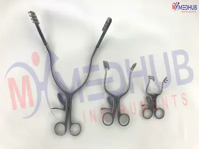 Buy Beckman Adson Self Retaining Retractor Surgical Orthopedic Instrument 3 Pieces • 62.40$