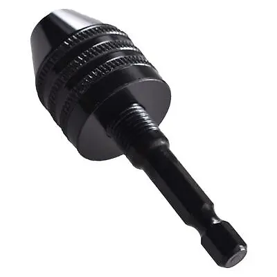 Buy Three Jaw Drill Chuck Adaptor Hex Drill Bit Adapter For Electric Drills • 8.90$