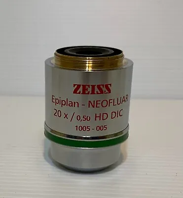 Buy Zeiss Epiplan NEOFLUAR 20x / 0,50 HD DIC Infinity  Microscope Objective 1005 • 350$