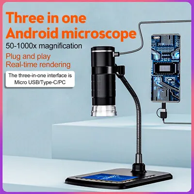 Buy Portable Digital Microscope HD USB Electronic Soldering Repair Magnifier 1000X • 29.23$