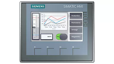 Buy Siemens Simatic 6av2123-2db03-0ax0 Touch Panel Hmi Ktp400 Basic 6av21232db030ax0 • 469.99$