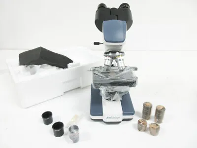 Buy Amscope B120b-e-3pl 40x - 2000x Led Digital Binocular Compound Microscope • 199.98$