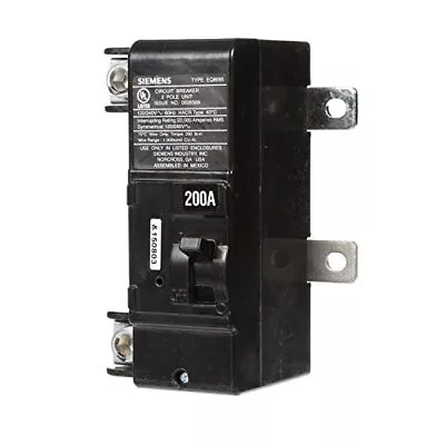 Buy Siemens MBK200A 200-Amp Main Circuit Breaker For Use Ultimate Type Load Centers • 89.81$