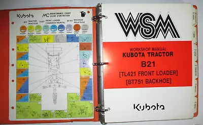 Buy Kubota B21 Tractor Loader Backhoe Service Shop Repair Workshop Manual ORIGINAL! • 159.99$