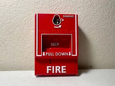 Buy Siemens XMS-S Fire Alarm Pull Station - DPU Tested - Free Programming! • 69.95$
