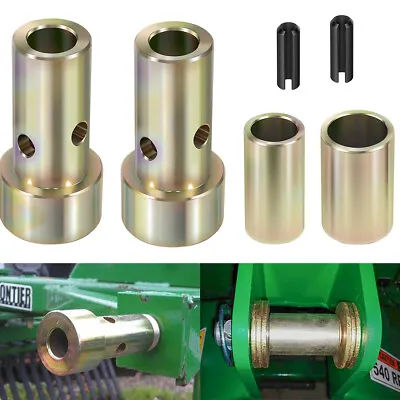 Buy 3-Point Tractor Cat 1 Quick Hitch Bushing Kit + Roll Pins TK95029 For John Deere • 42.10$