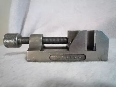 Buy Vintage Machinist Tool Maker Drill Press Machine Vise ~ 2  Wide Jaws ~ Engraved • 9.99$